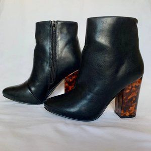 Brand New Tortoise Block Heel Bootie